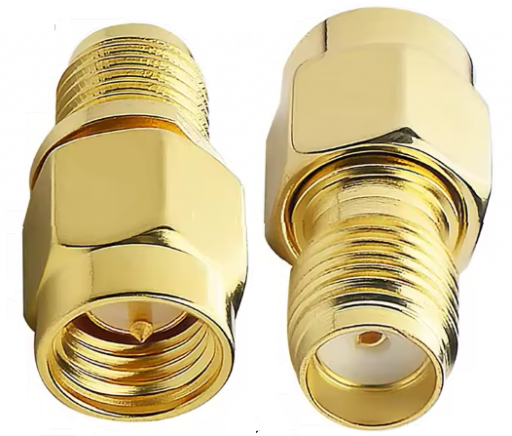 Adaptador Coaxial RF SMA M x SMA F